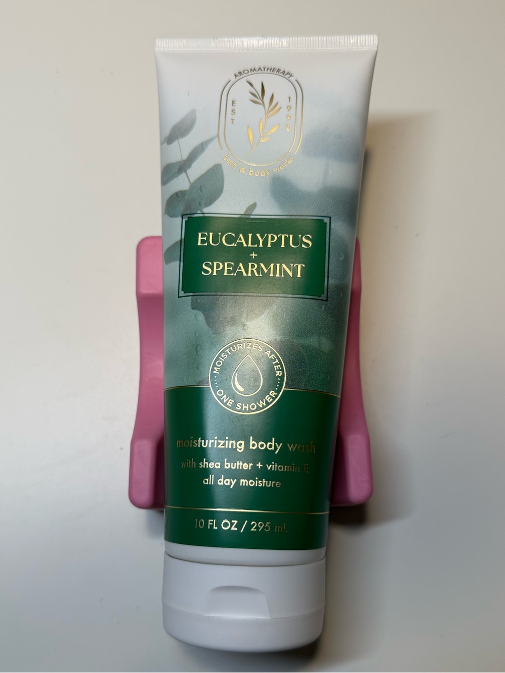 Bath & Body Works Eucalyptus + Spearmint Moisturizing Body Wash - Green & White